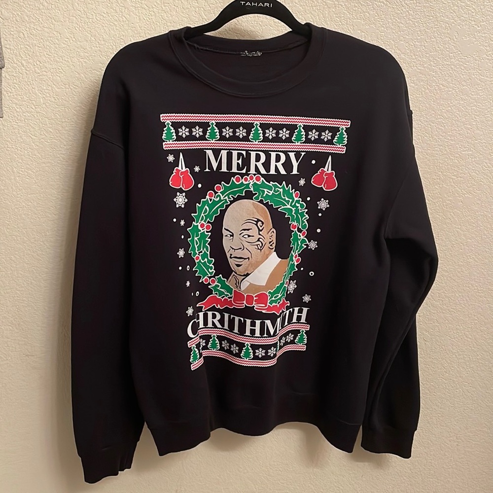 Nike Tyson Christmas Sweater.